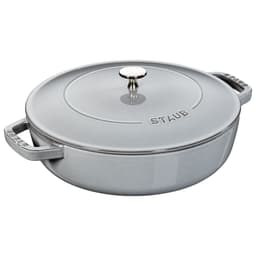 STAUB | BRAISERS - Pečicí hrnec s kapkovitou strukturou Chistera - 280 mm - litina - grafitově šedý