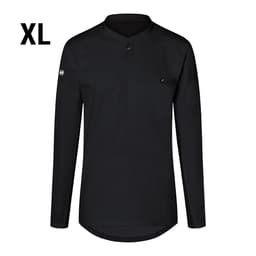 (6 pieces) Karlowsky - Long Sleeve Men's Work Shirt Performance - Black - Size: XL