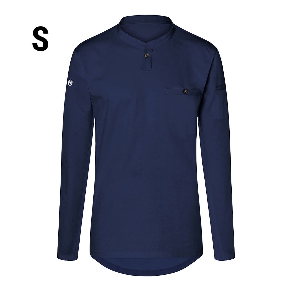 (6 pieces) Karlowsky - Long Sleeve Men's Work Shirt Performance - Navy - Size: S