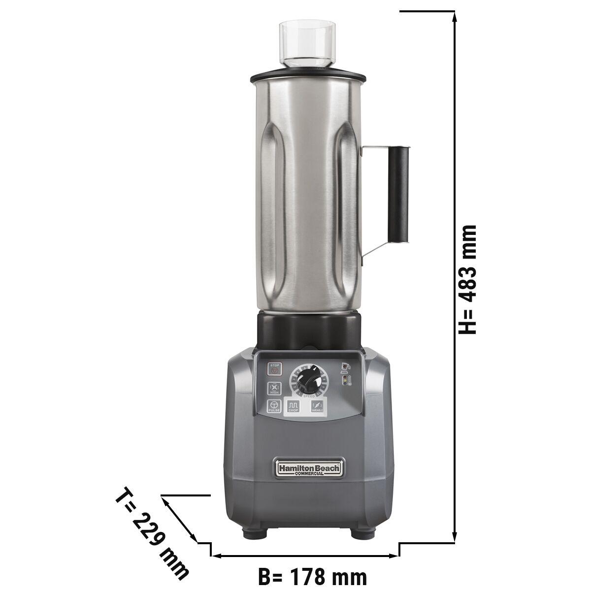 HAMILTON BEACH | Food mixer EXPEDITOR HBF600S - 1,8 Liter - 750 Watt - Stainless steel container