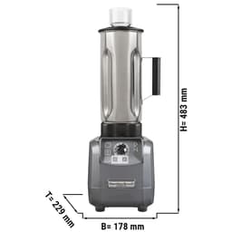 HAMILTON BEACH | Foodmixer EXPEDITOR HBF600S - 1,8 Liter - 750 Watt - Edelstahlbehälter