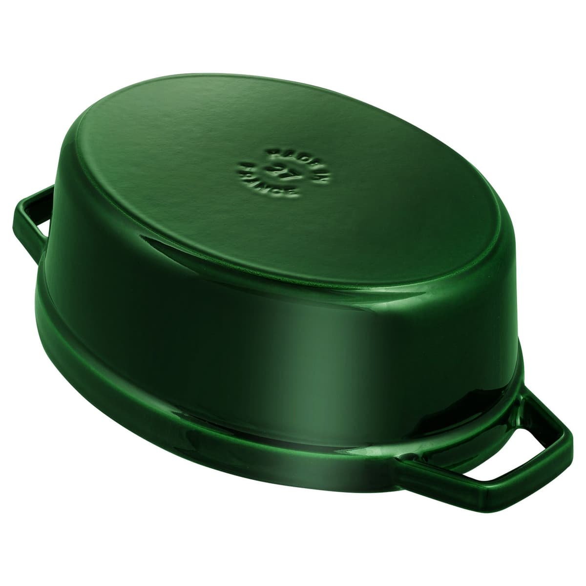 STAUB | LA COCOTTE - kokotka - Ø 270 mm - litina - bazalkově zelená