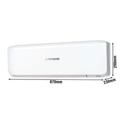 Mitsubishi air conditioner - for single rooms up to 44 m²	