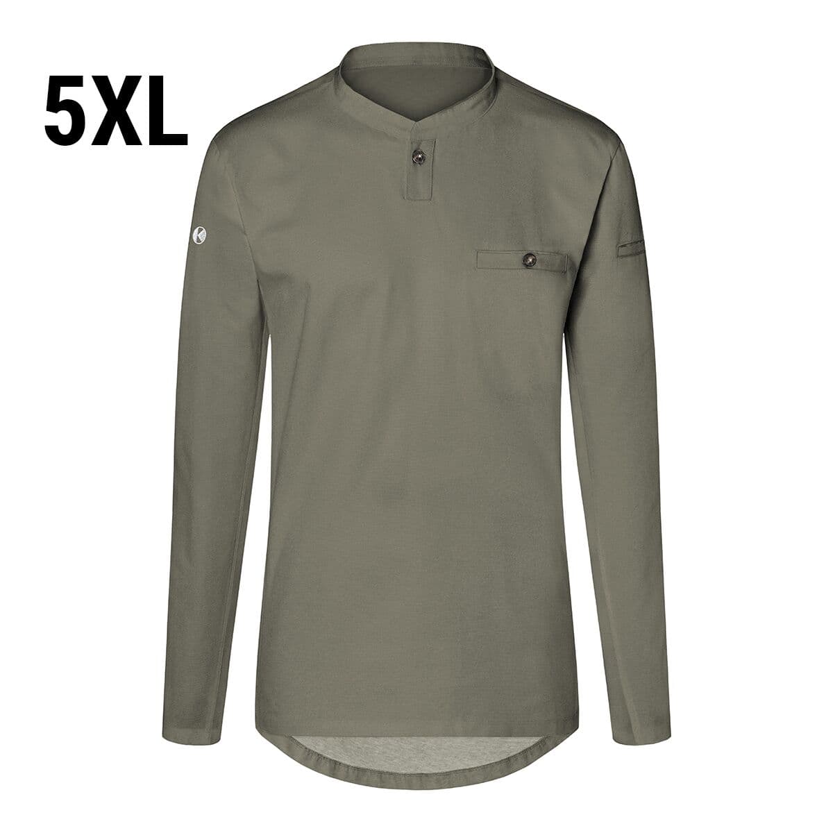 (6 pieces) Karlowsky - Long Sleeve Men's Work Shirt Performance - Sage - Size: 5XL