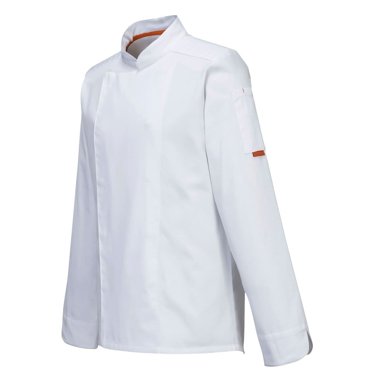 (5 pieces) Long Sleeve MeshAir Pro Chef Jacket - White - Size: S