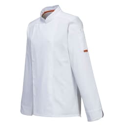 Long Sleeve MeshAir Pro Chef Jacket - White - Size: XL