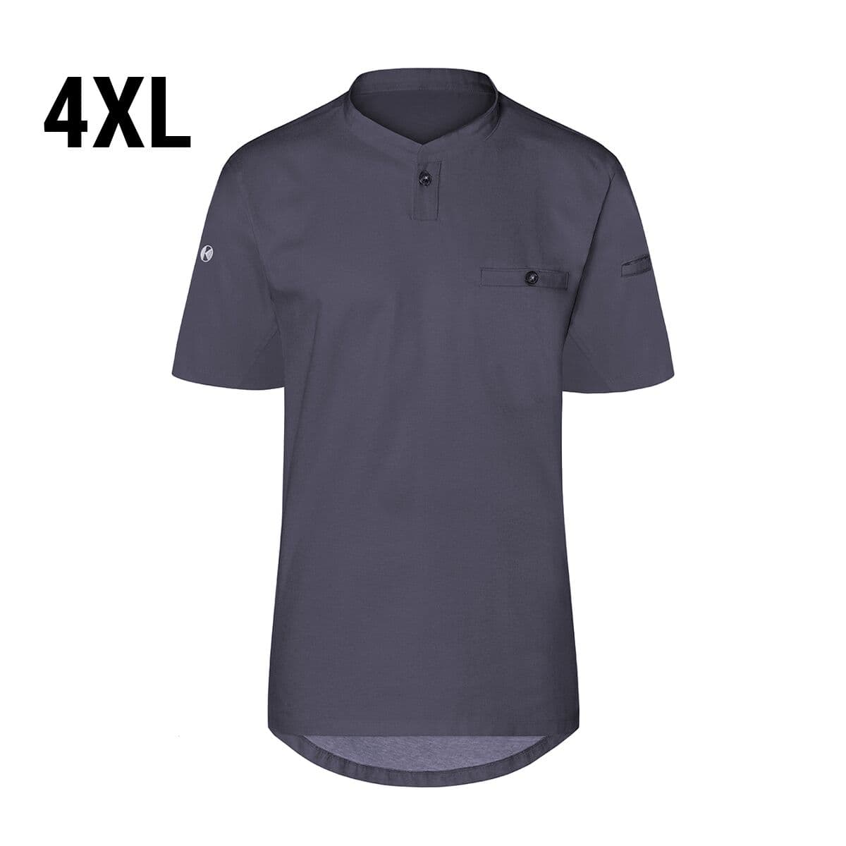 (6 pieces) Karlowsky - Short Sleeve Men's Work Shirt Performance - Anthracite - Size: 4XL