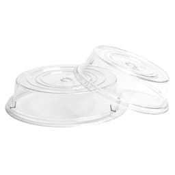 (12 Stück) CAMBRO | CAMCOVERS® - Tellerabdeckhaube aus Camwear® - Polycarbonat - ø 241mm - Transparent