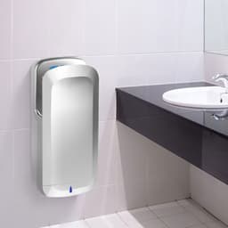 (2 pieces) Hand dryer with filter - stainless steel