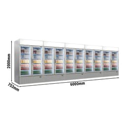 (5 pieces) Beverage refrigerator - 5240 litres (total) - grey