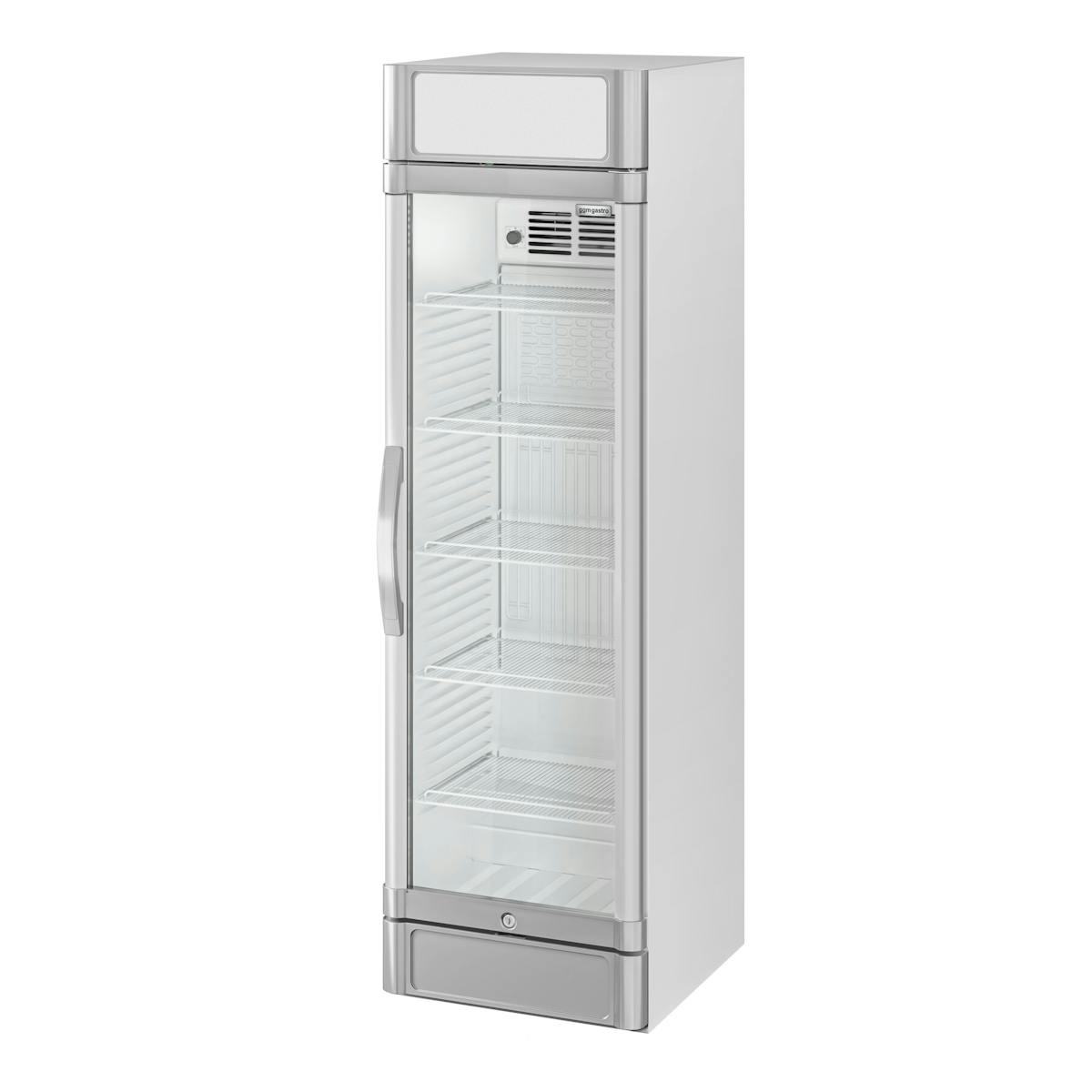 Beverage refrigerator - 347 litres - with advertising display