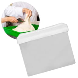 Dough scraper - 120x85mm - white	