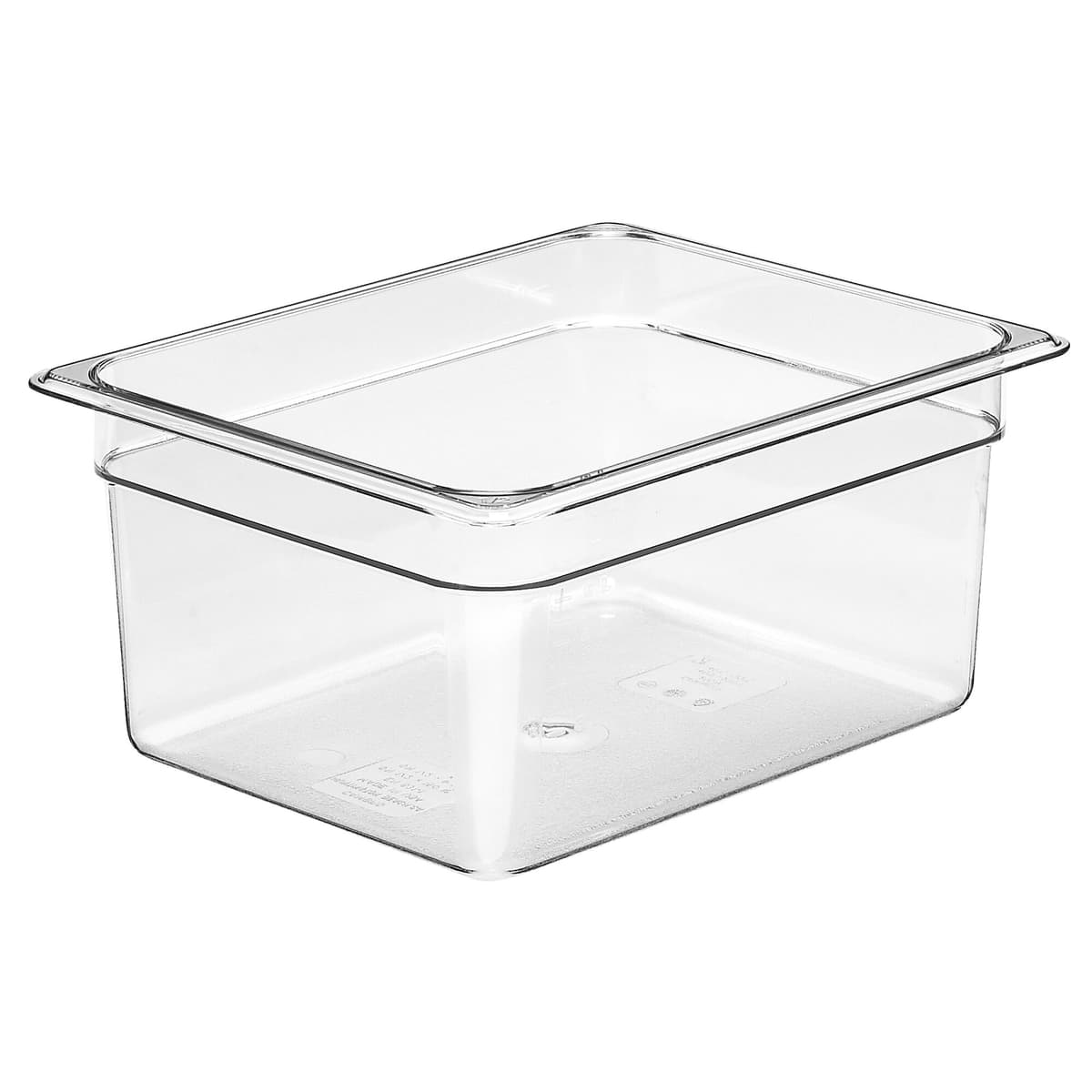 (6 kusů) CAMBRO | | CAMWEAR®  polykarbonátové nádoby GN 1/2 - čiré - hloubka 150 mm