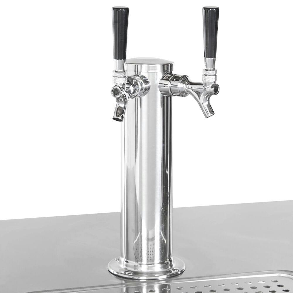 Chladič piva na pivo s výčepním zařízením - pro 3 x 50L sudy - 1850x620mm
