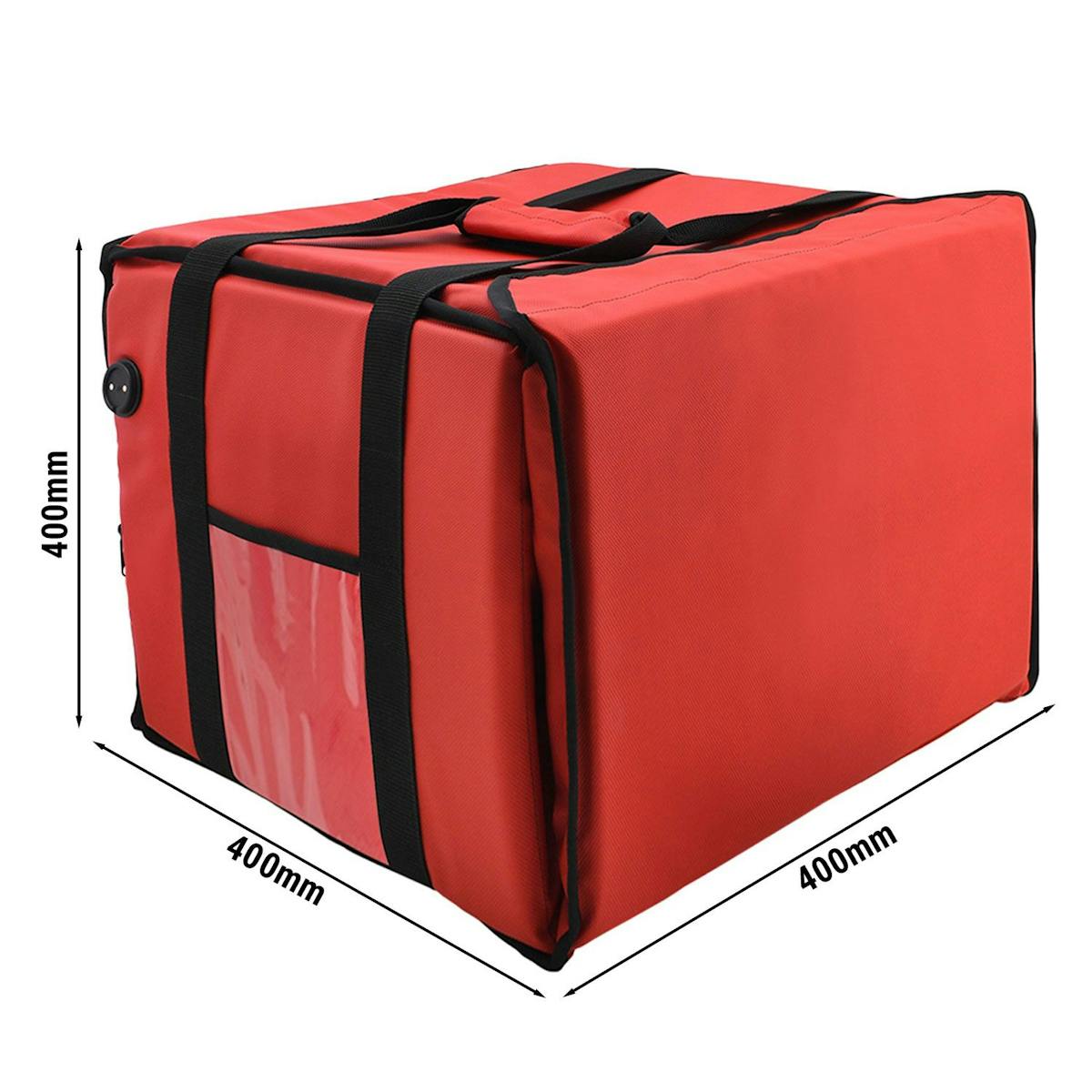 WarmBag/ Pizzabag PRO - Heated delivery bag - for 8 pizza boxes 35x35cm - Red