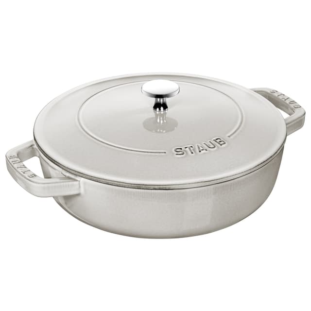 STAUB | BRAISERS - Hrnec na  pečení - Ø 240 mm - litina - bílý lanýž