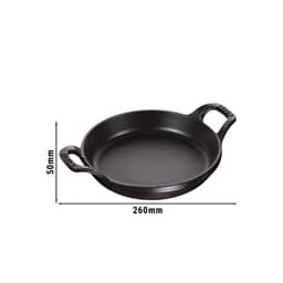 STAUB | SPECIALITY -  Pečicí hrnec - 200 mm - litina - černý