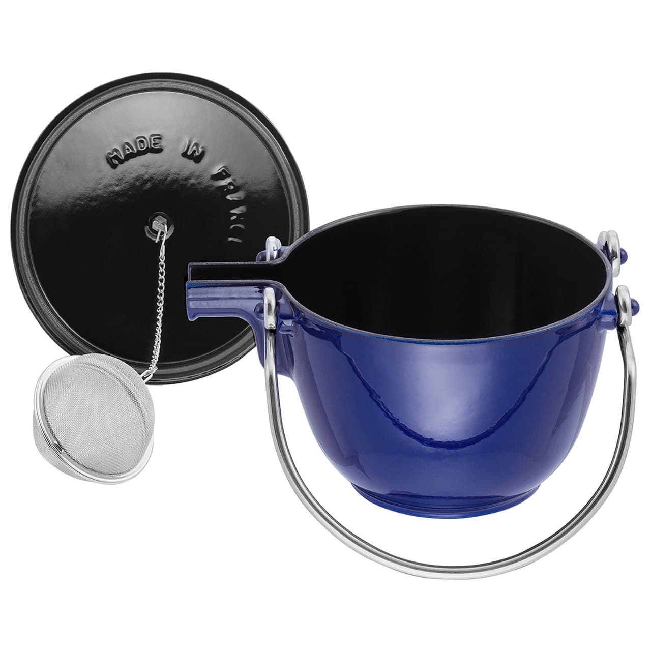 STAUB | SPECIALITY - Konvice na čaj - 1,1L - litina - tmavě modrá