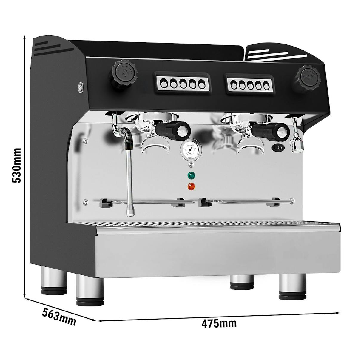Pákový kávovar Compact - 2 skupiny - vč. systému pre-infuze