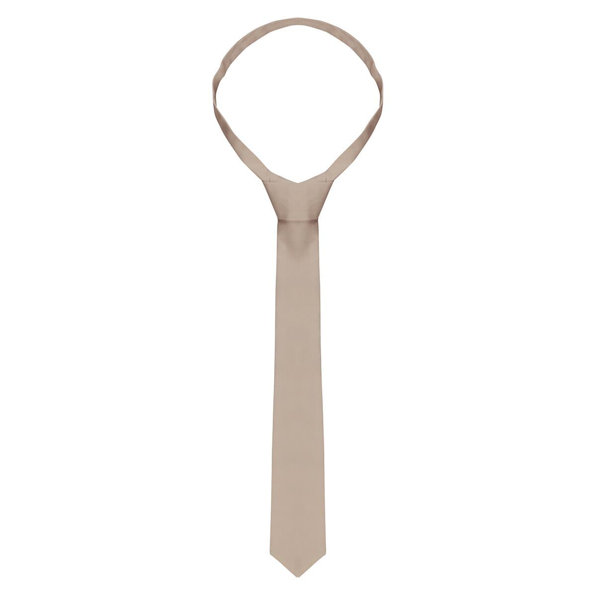 (5 pieces) KARLOWSKY Tie - 148 x 6.5 cm - Sand