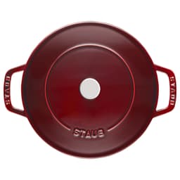 STAUB | BRAISERS - Pečicí hrnec s kapkovitou strukturou Chistera - 280 mm - litina - grenadinově červený