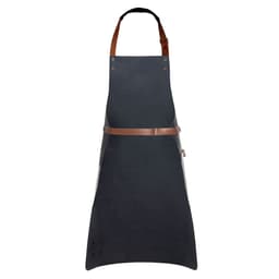 Karlowsky - Leather Bib Apron - Black