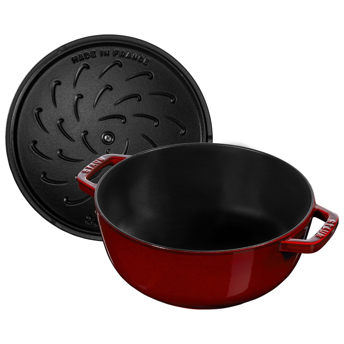 STAUB | LA COCOTTE - La Marmite Lily - Ø 240 mm - litina - grenadinově červená