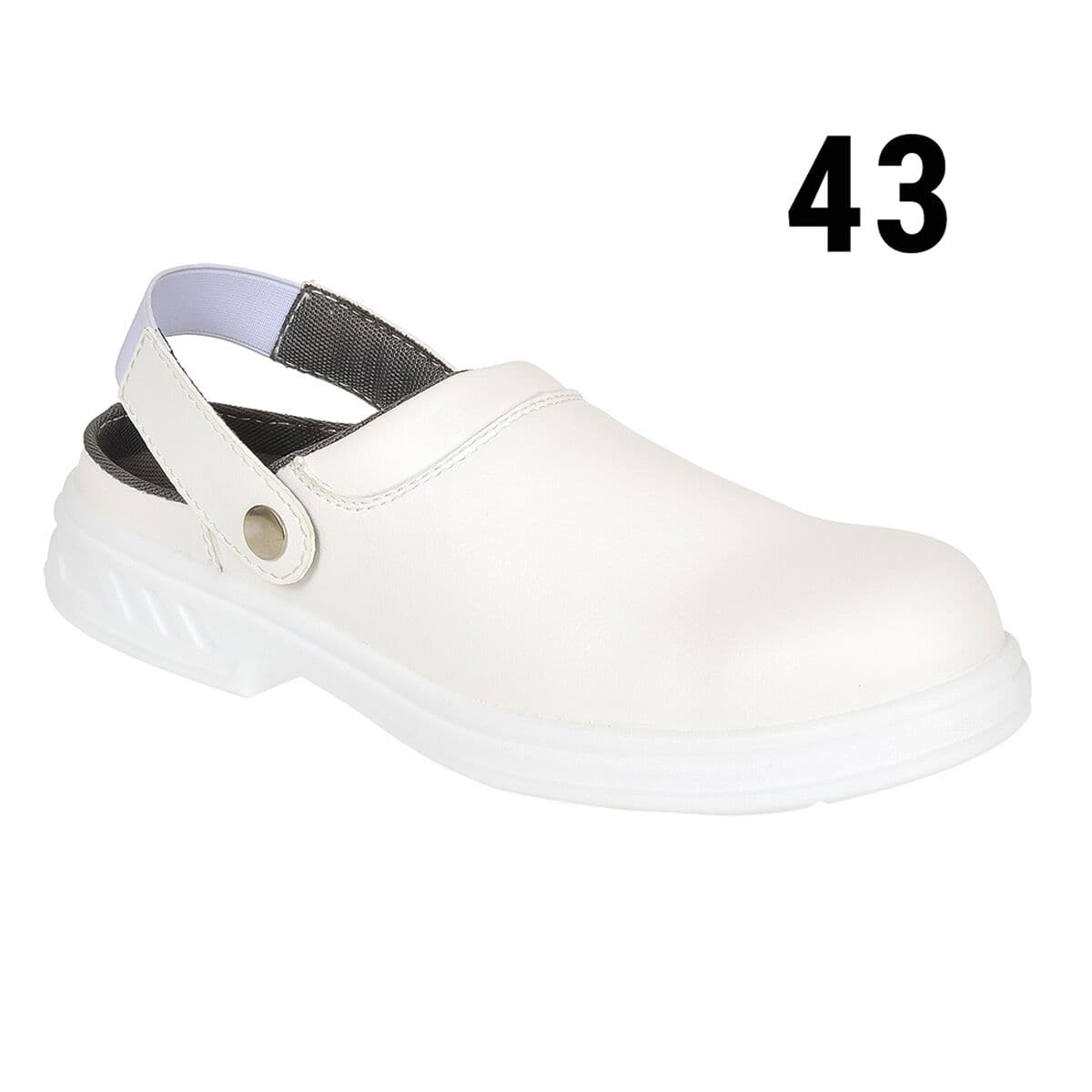 Safety clog Steelite SB - White - Size: 43