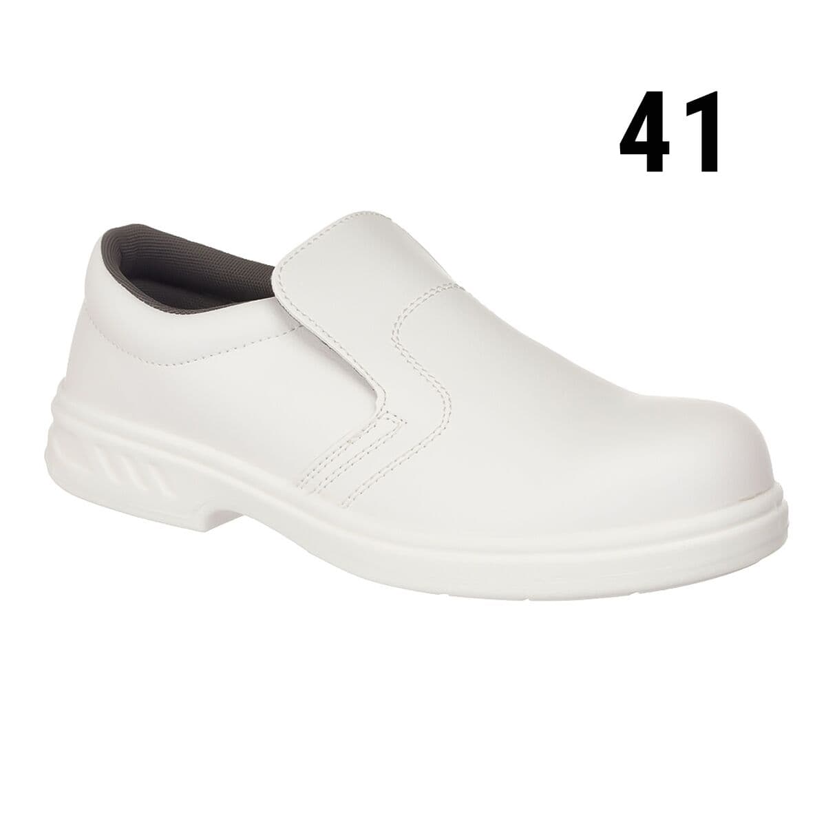 Steelite safety slippers - White - Size: 41