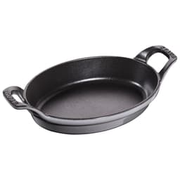 STAUB | SPECIALITIES - Ofenform - oval - 210mm - Gusseisen - Graphit-Grau