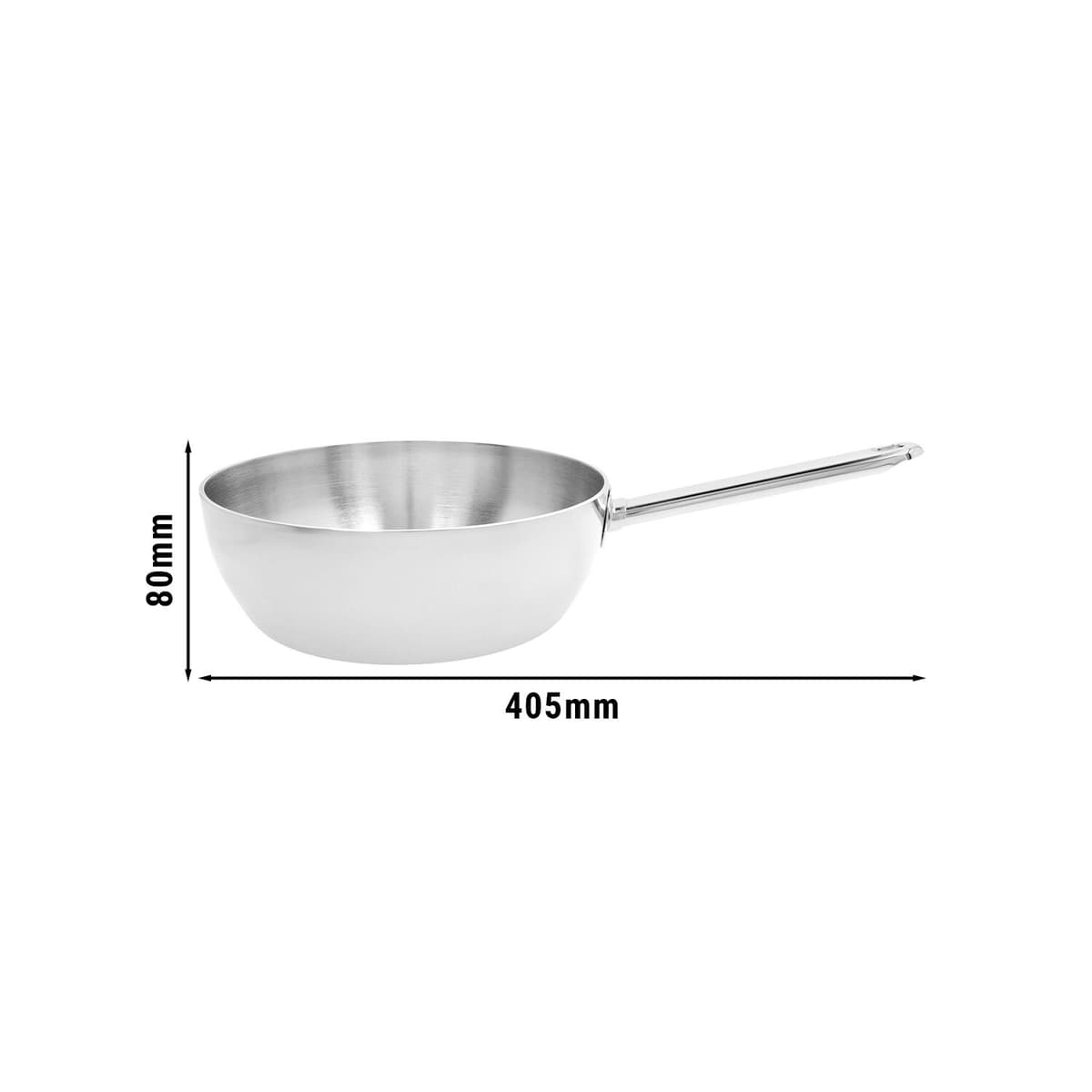 DEMEYERE | APOLLO 7 - Kónická pánev - Ø 220 mm - nerezová ocel