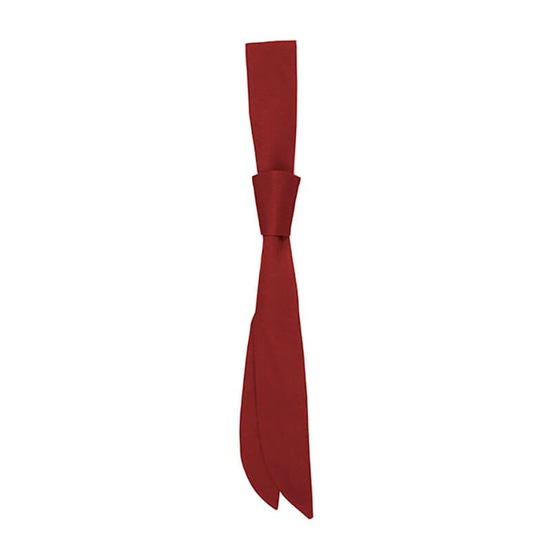 (5 pieces) KARLOWSKY  Women´s service tie - 94 x 5 cm - Bordeaux