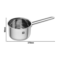 ZWILLING | PICO - Hrnec s dlouhou rukojetí bez pokličky - Ø 120 mm - 0,8L