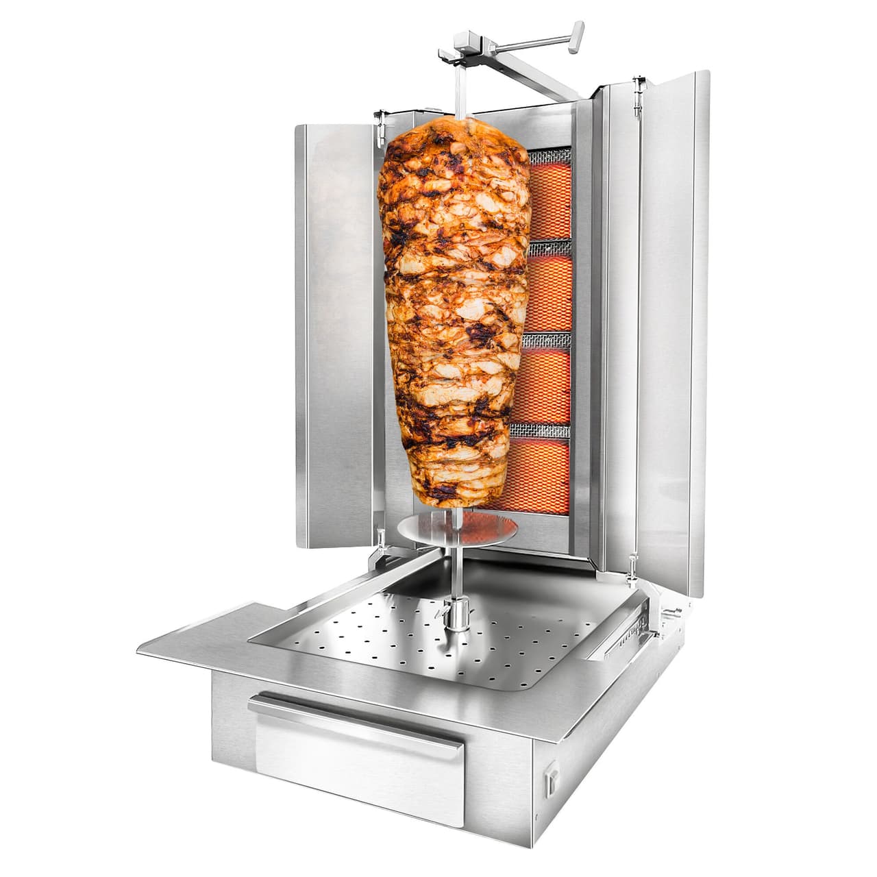 Gril na gyros/kebab - 4 hořáky - max. 60 kg