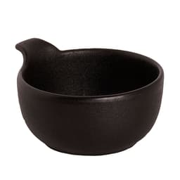 (12 pieces) UNIVERSE - Bowl Maastricht - with handle - 24 cl - Ø 10 cm - Black	