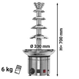 Schokoladenbrunnen - 5 Etagen- Höhe 70 cm