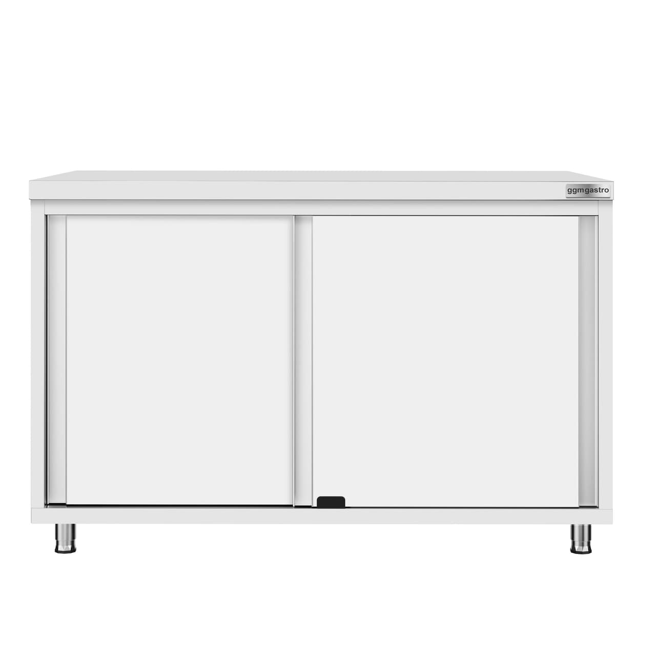 Stainless steel work cabinet ECO - 1200x700mm - with sliding door