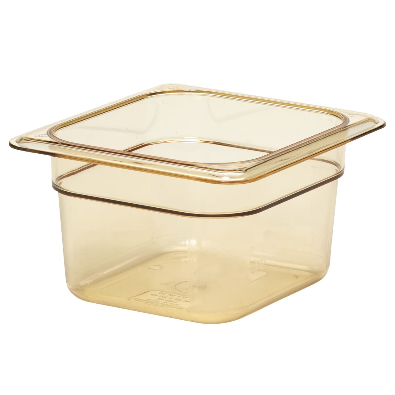 (6 kusů) CAMBRO | H-PAN™ Žáruvzdorné nádoby GN 1/6 - jantar - hloubka 100 mm