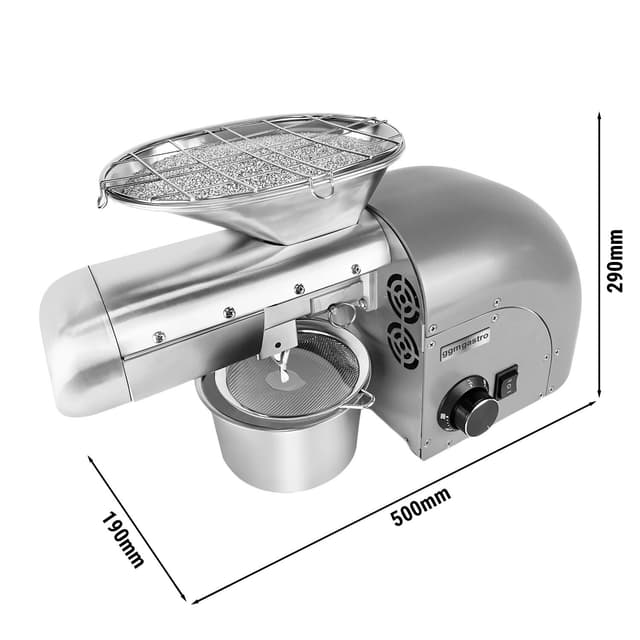 Elektrische Ölpresse - Grau - 1,8 kW