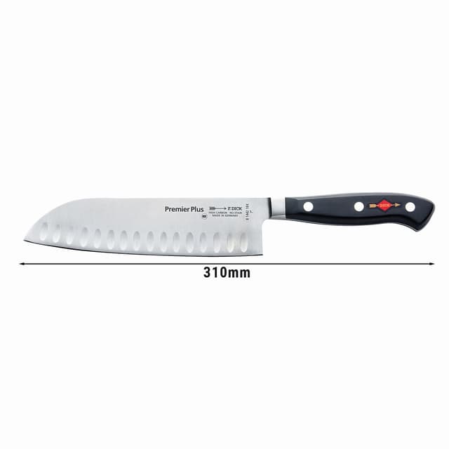 F. DICK | Premier Plus - Santoku - mit Kullenschliff - Klinge: 180mm