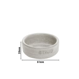 STAUB | DINING LINE - Sada misek - 4dílná - keramika - bílý lanýž