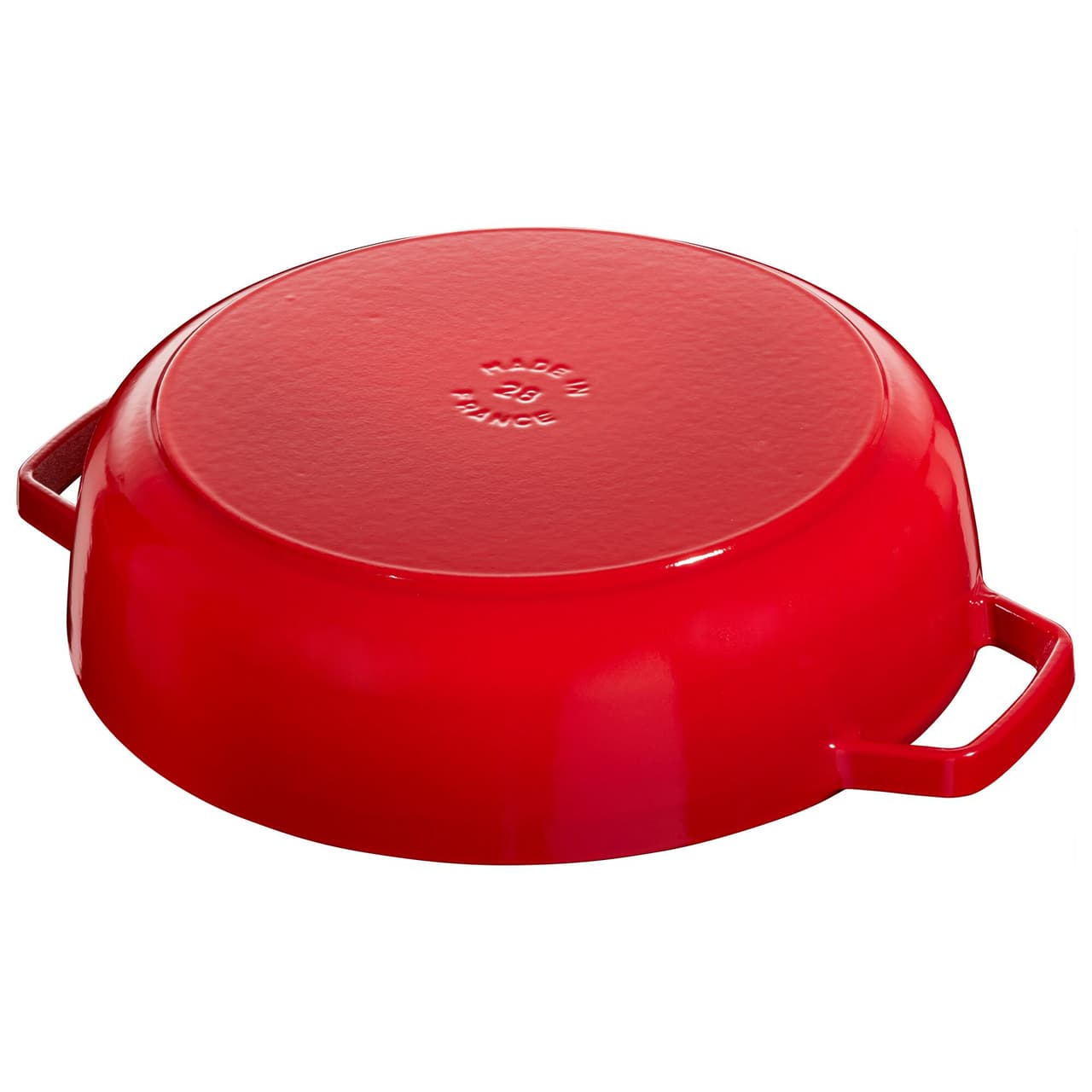 STAUB | BRAISERS - Pečicí hrnec s kapkovitou strukturou Chistera - 240 mm - litina - třešňově červený