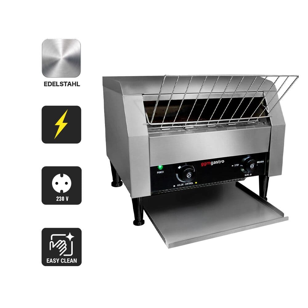 Durchlauftoaster 2,6 kW | Kettentoaster | Toaster | Conveyor