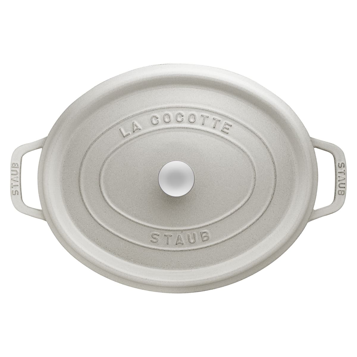 STAUB | LA COCOTTE - kokotka - oválná - 290 mm - litina - bílý lanýž