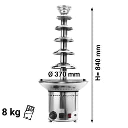 Fontána na čokoládu - 6 pater - výška 84 cm
