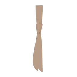 (5 pieces) KARLOWSKY  Women´s service tie - 94 x 5 cm - Sand