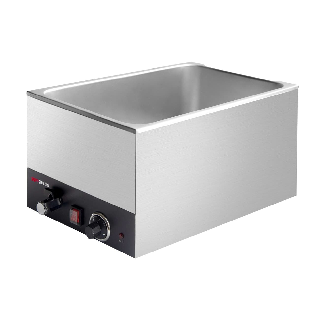 Elektrická Bain-Marie - 1,2 kW - GN 1/1 V 200 mm - s vypouštěcím kohoutem