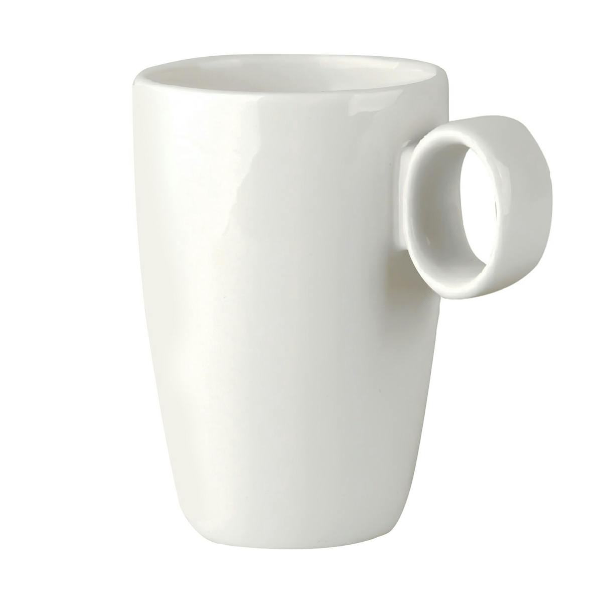 (6 Kusů) LUX - Kávový šálek Maastricht - 210ml - slonovina
