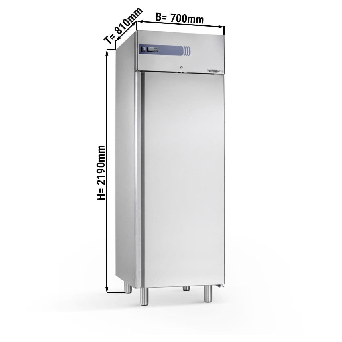 Pasta refrigerator Premium PLUS - EN 60x40- 585 litres - 1 door