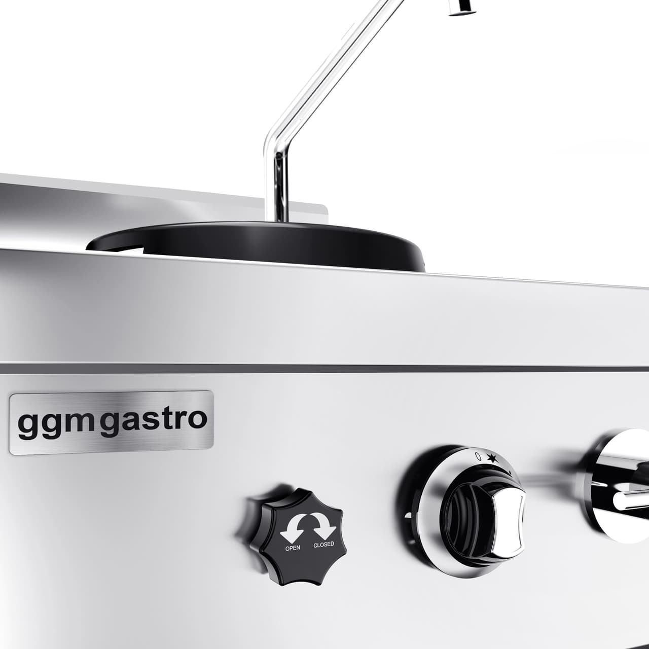 Gas wok stove - with 1 cooking zone - 15 kW